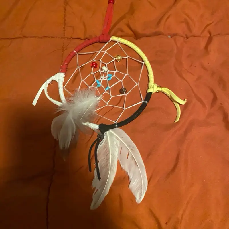 Handmade Traditional Dreamcatchers with Feathers - 5" Hoop Multi-Size Hanging Window Decor, Ideal Bedroom Home Decor Gift