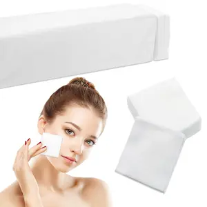 Non-woven Disposable Esthetic Wipe 600 Pieces 2 x 2 Soft Squares for Salon Use - Aesthetic Spa Petite Silken Pads for Makeup and Remove Application