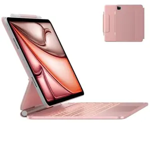 typecase Edge Keyboard Case for iPad Air 11-inch(M3/M2, 2025/2024), iPad Pro 11-inch(4th/3rd/2nd/1st Gen) & iPad Air 10.9-inch 5/4th Gen, Multi-Touch Trackpad, 11-Color Backlight