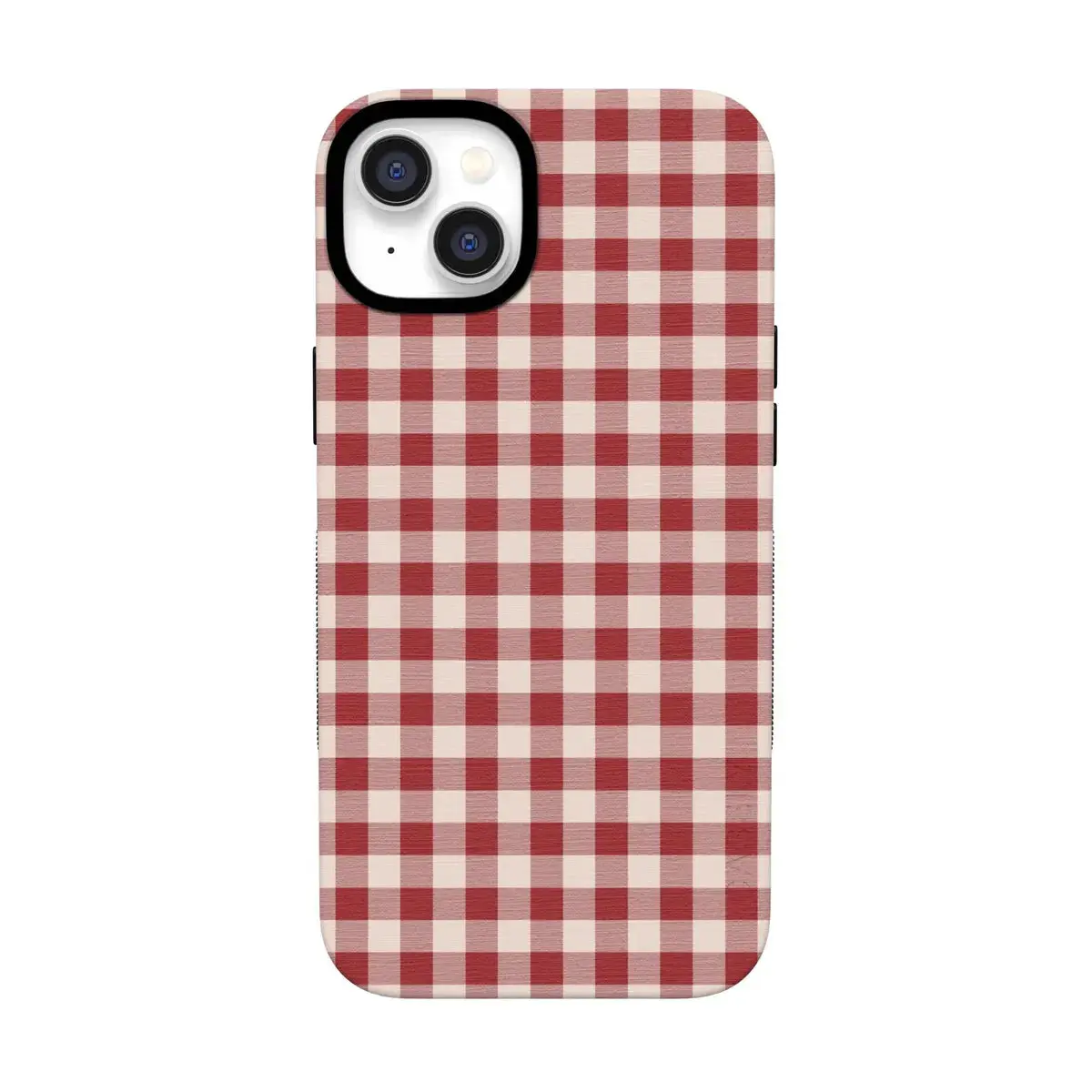 Casely iPhone 13 Case | Sweet Jam | Red Gingham | Bold Protective Design | Compatible with MagSafe