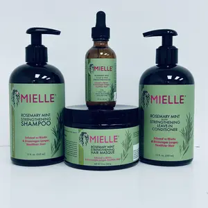 Mielle Rosemary Mint Shampoo + Hair Masque + Leave-in Conditioner + Scalp & Oil