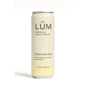 LÜM Sparkling Beauty Water – Chamomile Pear (4-Pack)