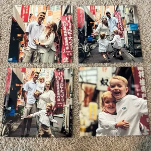 Metal Photos Collage Wall Family & Kids Display for Home Decor 8x8 Inch Square Frame Sublimation Printing Personalized Customizable Living Room Bedroom Decor Door