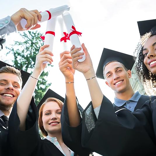 Graduation Gifts for Her Him, Adjustable Compass Bracelet Class of 2026 Graduation Gifts for Women Men Comes in Cap Box with Cards for Son Teenage Teens High College Middle School