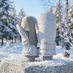 Women's and Men's Ski Snow Gloves - Warm Winter Waterproof Non-Slip Mittens for Skiing Snowboarding Outdoor Sports Activities Cold Weather Protection Thermal Insulated Grip Design Durable Comfortable Performance Gear