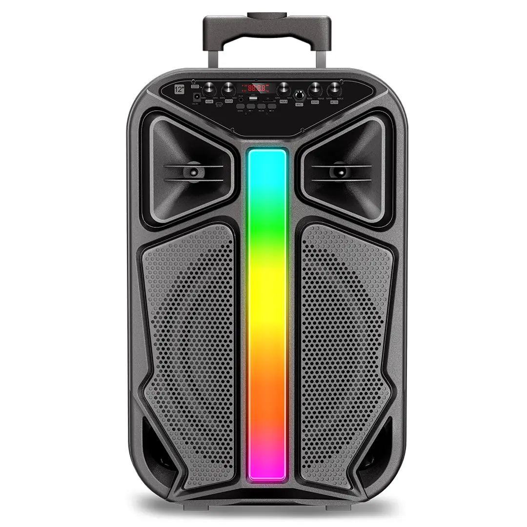 RCA STAGE-12 12" Bluetooth Speaker with Mic, Remote Control & Multiple Inputs