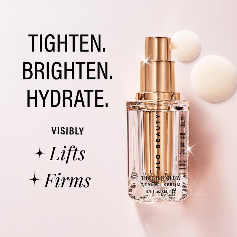 JLO BEAUTY Hydrating Face Serum - That JLo Glow Serum with Squalane & Terralume Complex, Glowing Skin Serum for Plump, Firm-Looking Skin, Lightweight Gel, All Skin Types from JLo Beauty