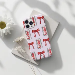 Diet Coke Phone Case, Diet Coke Coquette Phone Case, Diet Coke Gifts, Diet Coke Lover, Phone Cases Phone Cover Hard Case Tough 2-piece Phone Case