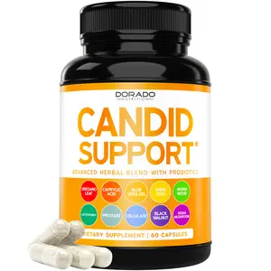 Candida Cleanse – Advanced 11-in-1 Herbal Digestive Support Formula (60 Capsules) with Probiotics & Oregano – Third Party Tested – Made in USA