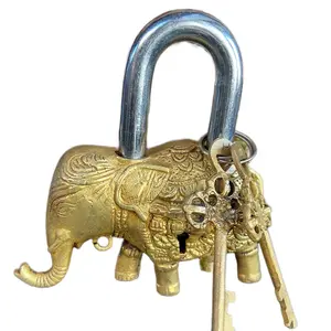 Brass Elephant Lock