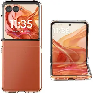 Entronix Case Compatible with Moto Razr 2025 - [Hard Back] Clear Cover