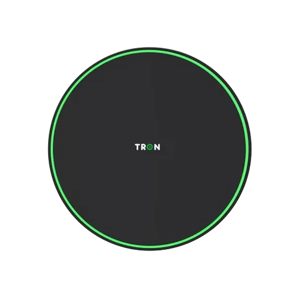 Tron Wireless Charger, Fast Charging Accessory for Smartphone, Cellphone, and Electronic Devices