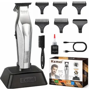 Kemei Km-3023-702 Professional Beard Trimmer for Men, Precision Blades，High-Speed 9000 Rpm Hair Clipper, Grooming Kit，Gifts for Men