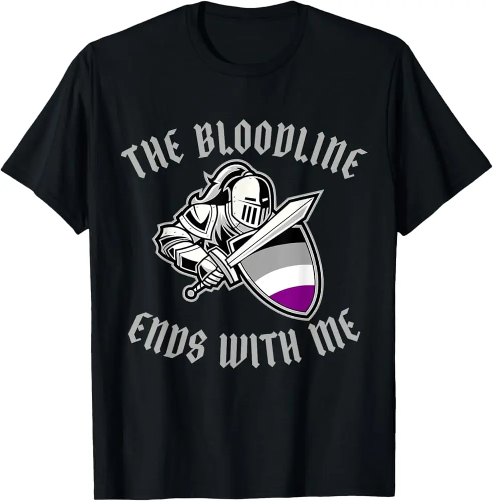 Funny Asexual Medieval Ace Flag Cards Queer Lgbt Asexual T-Shirt