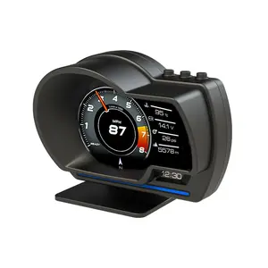 Universal Car Hud Display, Car Display Screen, Odometer Hud, Supports Obd Ii & GPS, Real-Time Speed/rpm/water Temp Monitoring, Over-Speed Alert, Smart Driving Assistant, Fits All Cars