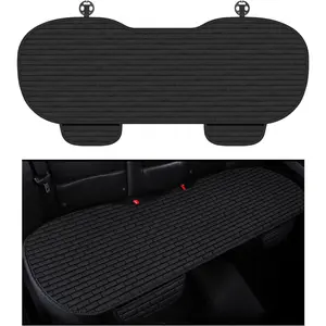 Car Back Seat Cover,Non-Slip & Breathable Bench Seat Cover with Side Pockets for Car Storage & Protecting Interiors,Universal All-Season Seats Back Protector for Most Cars,SUVs (Rear Seat Cover)