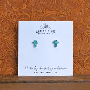 The Cross Stud Earrings