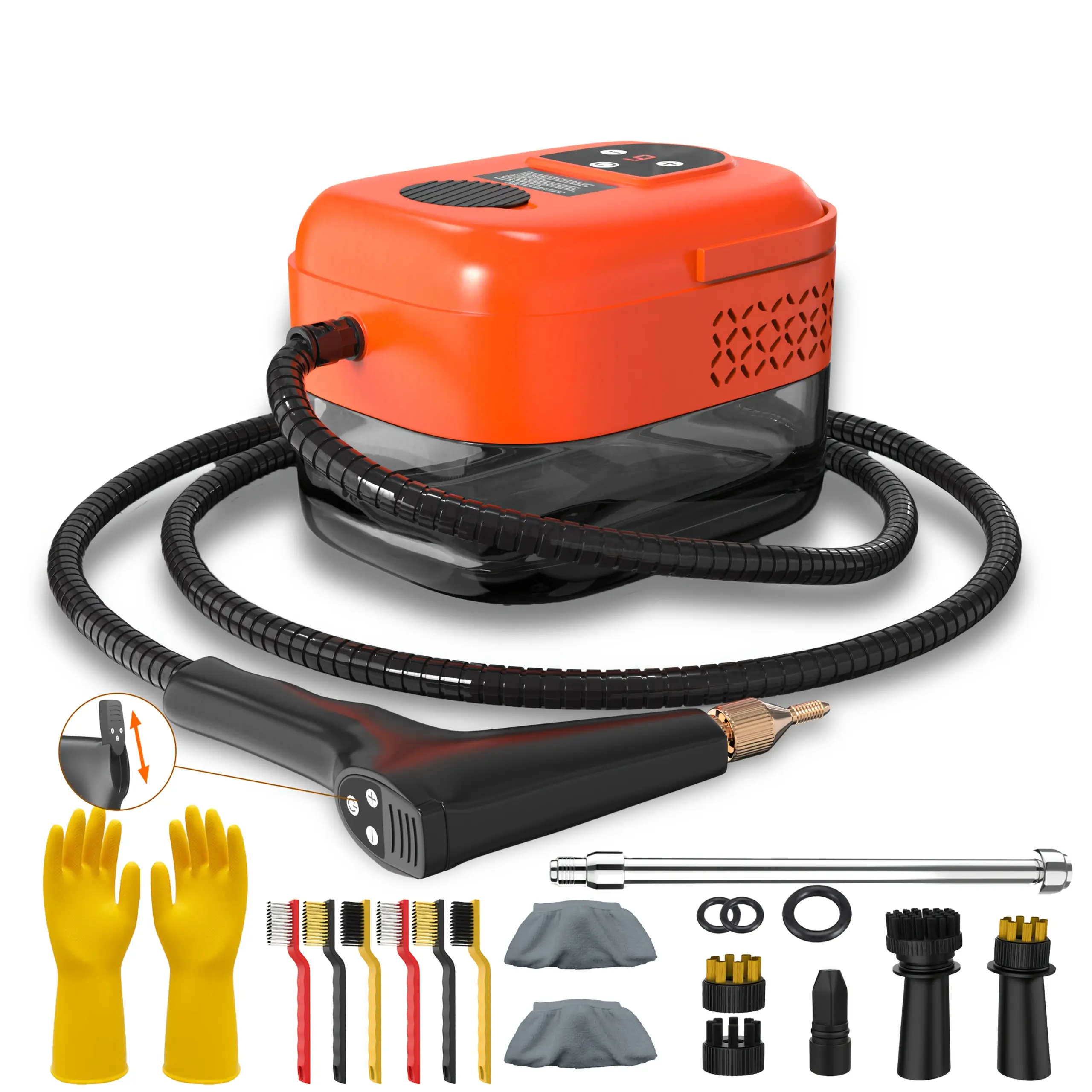 Steam Cleaner, 1500W Handheld Steam Cleaner with Multi-level High-pressure, Available in Multiple Colors