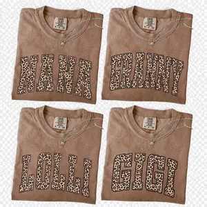 Comfort Colors Leopard Lolli Shirt, Lolli T-Shirt, Lolli Tee, Cute Lolli Shirt, Grandma Gift, Grandmother Shirt, Grandma Mimi Gigi ,Espresso- DarkFlex
