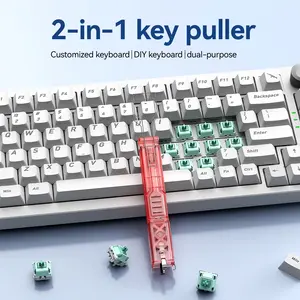 2-In-1 Switch Tool Keycap Puller Set, Four Claw Keycap Remover for Kailh Ttc Gateron Switches, DIY Mechanical Keyboard Repair Kit, Keycap Extraction