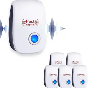Ultrasonic Pest Repeller 6 Pack, Pest RepellentUltrasonic Plug in Insects Electronic Pest RepellentRodent Repellent Indoor Pest Control for HomeKitchen Office cockroach german