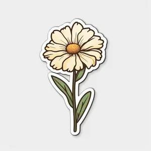 Daisy Flowers Sticker