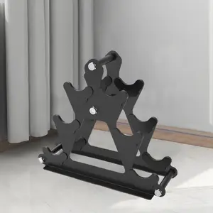 3 Tier Dumbbell Rack Stand Dumbbell Tree Stand Holds 3 Pairs for Fitness Workout