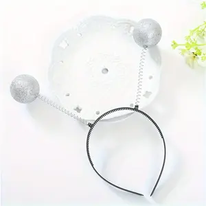 Alien Theme Foam Ball Headband, Shiny Decoration, Party Decoration Supplies, Perfect for Single Party, Cosplay, Space Themed Event Decorations, Accessories