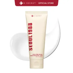[KSECRET Official] SEOUL 1988 Cream : Snail Mucin 93% + Rice 100ml / 3.38 fl.oz.