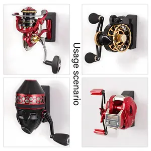 Reel Storage Holder with Mounting Screw Fish Gear Equipment Garage Organization