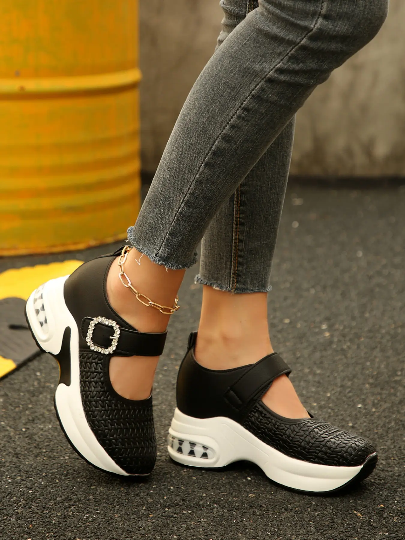 Elevate Your Style with Comfortable Classy Elegant Classic Mary Jane Casual Shoes, Perfect for Daily Wear & Stylish Footwear, Ideal Gift for Her Rubber