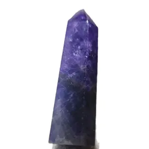 Purple Amethyst Cut Tower - Crystal Stones Purple Amethyst Cut Tower - Crystal Stones