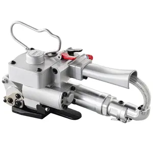 VEVOR Pneumatic Strapping Tool, for 3/4-1 Width PET Plastic Belt, Packaging Strapping Machine, Handheld Baler, Automatic Packaging Machine with 4000N Max Tension, Portable Banding Strapping Kit