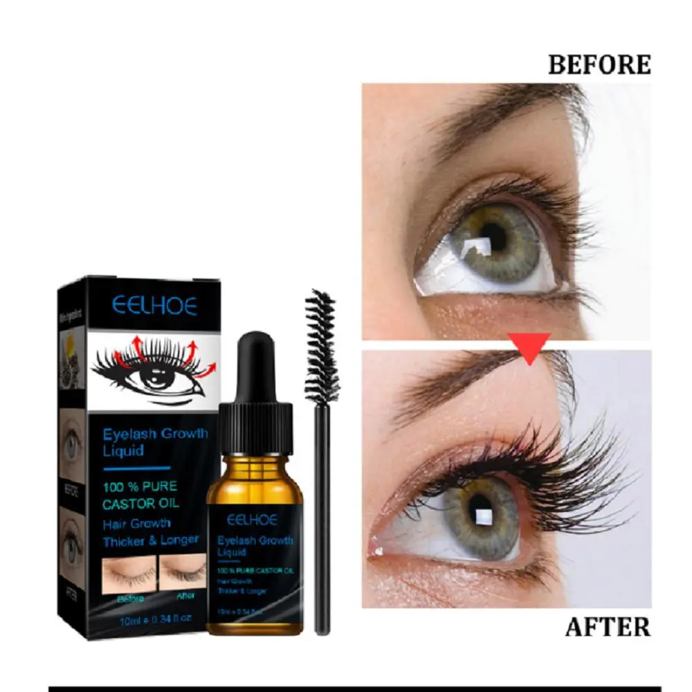 Castor Oil Mascara Moisturizing Treatment Does Not Smudge Easily, and the Mascara Is Naturally Thick, Long, and Curly