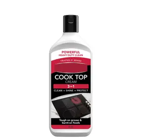 Cooktop Cleaner and Polish Cream for Glass, Ceramic and Induction Surfaces -15 oz, Unscented