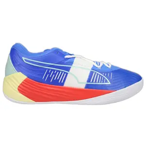 PUMA Mens Fusion Nitro Basketball Sneakers Shoes - Blue