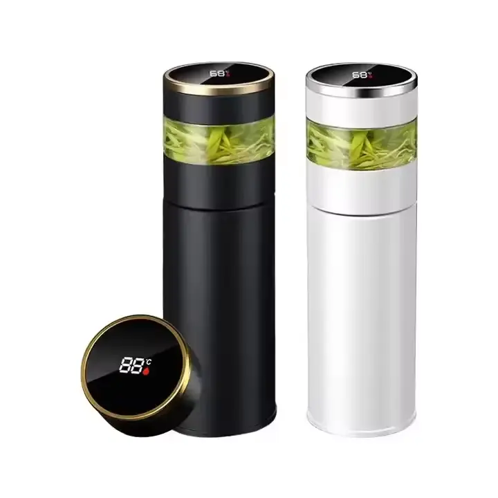 TUMBLER - SMART THERMOS - TEA INFUSER STAYS HOT OR COLD 48 HOURS Drinkware Flasks