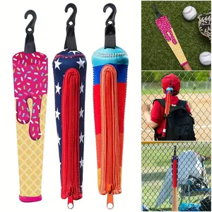 250mm Baseball Bat Cover - Bat Protection Accessory, Softball Grip Protector, Grip Hook
