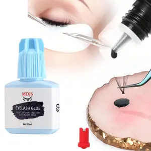 Professional Eyelash Extension Glue 10ML, Fast Drying 0.38 Seconds, Strong Hold Up to 8 Weeks, Adhesive for Makeup Artists