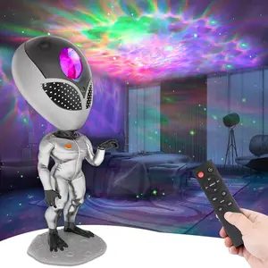 LED Alien Design Projection Lamp, USB Powered Star Projector Night Light, Desktop Decoration Star Projector Lamp, Holiday Gift