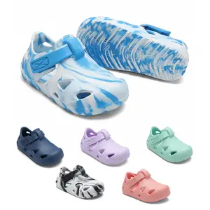 Kids Clogs for Boys and Girls, Classic Graphic Garden Sandals, Non-Slip Water Shoes for Toddler/Little Kids/Big Kids