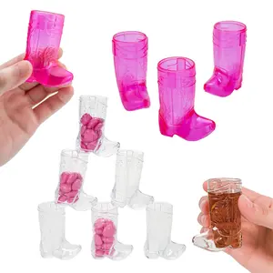 Mini Boot Shot Glass Assortment - 24 Pc.