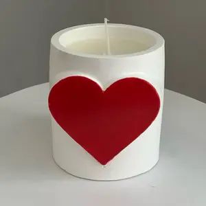 “Heart”Candle Soy wax
