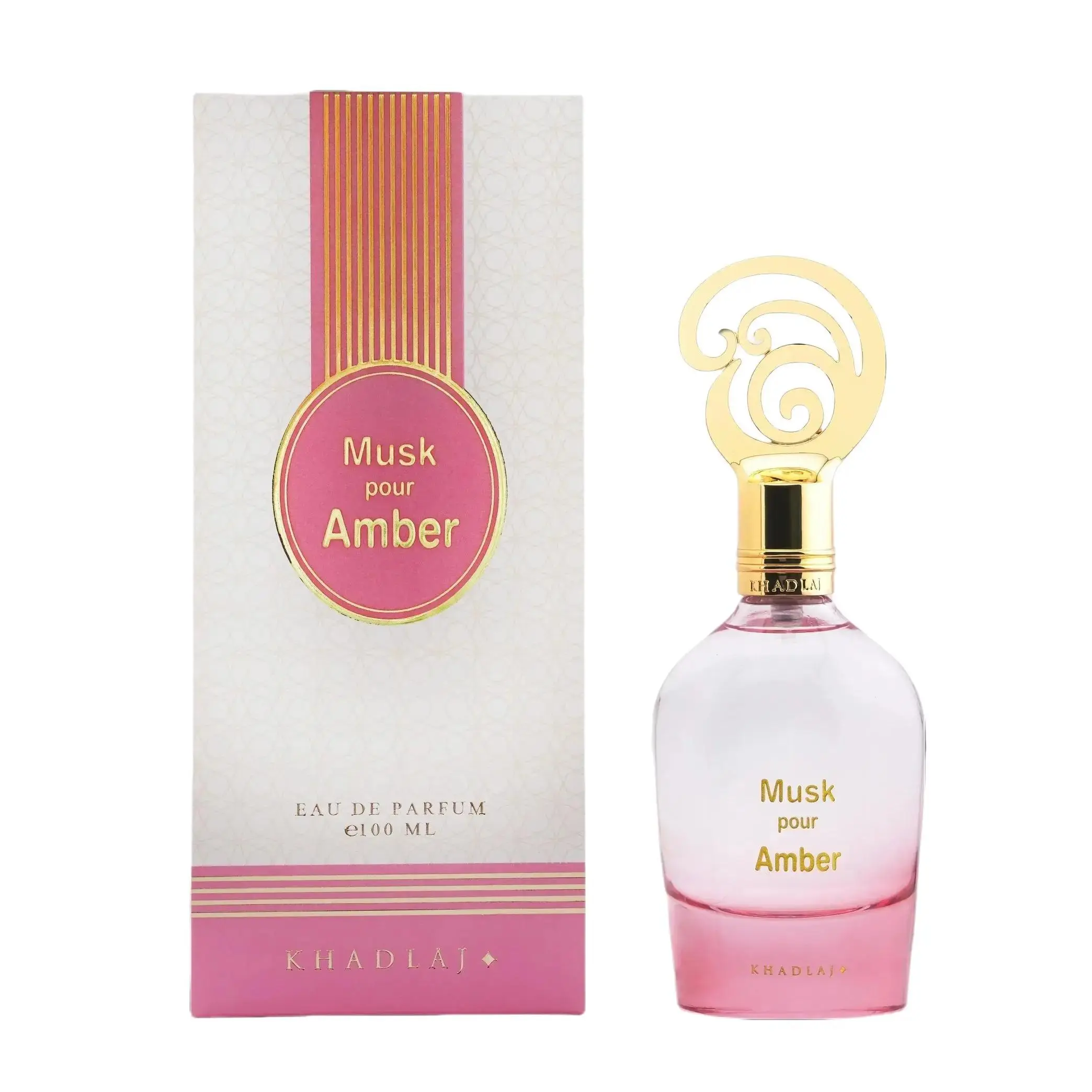 Khadlaj Musk Pour Amber for Women Eau de Parfum Spray, 3.4 oz