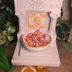 Mini Ares Altar | Mars Greek or Roman Altar | 5 Inch God Shrine, War Courage, Strength, Witchcraft Altar Decor Pagan Gift