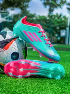 Men Women High-End Football Shoes, Anti-Slip Durable Outdoor Lawn Soccer Cleats, Super Grip Support, Fashionable Design, All Seasons