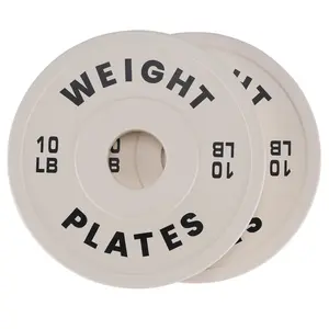 Rubber-Coated Bumper Weight Plates Set – 2" Standard Barbell Plates in Fractional & International Games Sizes, Durable for Strength Training, Home Gym, Weightlifting