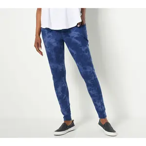 Denim & Co. Active Tall Duo Stretch Pant with Side Pocket