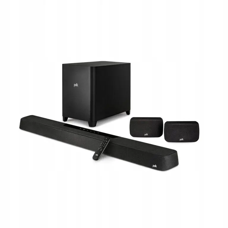 Саундбар POLK AUDIO Magnifi Max AX SR, 7.1.2, Wi-Fi, Bluetooth, Subwoofer Wireless, Dolby Atmos, Черен (1401203)