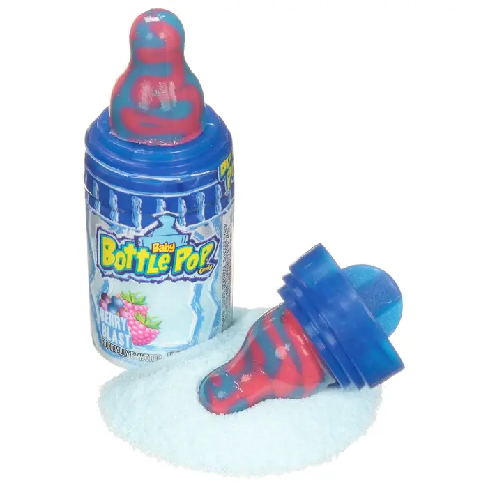 Baby Bottle Pop Candy 1.1oz (SELECT FLAVOR) with Flavor Boosting Powder Interactive Novelty for Kids Ages 4+